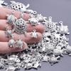 10 Stück/Los Verschiedene Metall Zufällige Mischung Pferd Schwert Kreuz Anhänger Charms Für Schmuckherstellung Zubehör DIY Ohrringe Armband Anhänger