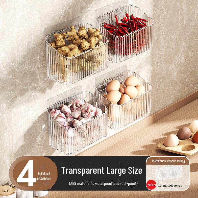 

Настенная многофункциональная корзина для хранения вещей для кухни и ванной комнаты