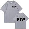 2025 Hot Sale Summer Men Clothing Ftp T-shirt Men's and Women's Harajuku Rap Harajuku Music O-Neck Streetwear Tee