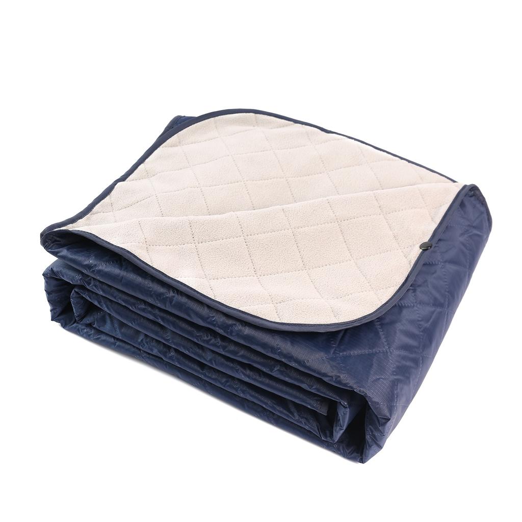 Accesorii de exterior Agitator Pătură de camping din poliester Covoraș de picnic portabil, impermeabil, îngroșat, rezistent la umiditate, lavabil la mașină, negru