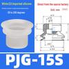 Industrial Silicone Pneumatic Suction Nozzles PJG Series (08-60) for Robotic Arm Vacuum