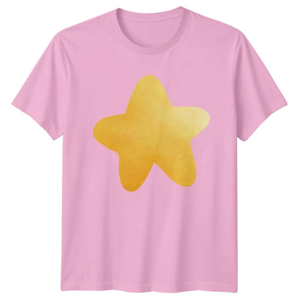 Golden Star Graphic Unisex Tee Unisexs Unisexs Graphic TShirt