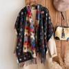 New Brand National Style Cashmere Scarf Winter Women Shawls Warm Blanket Wraps Female Foulard Bandana Thick Scarves
