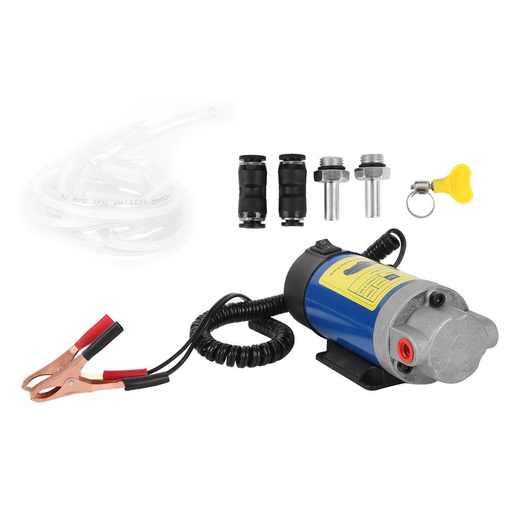 12V Oil Transfer Pump 1‑4L MIN 100W Fluid Change Extractor for Car Motorcycle Boats