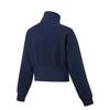 Li Ning Fitness Series Quick-Dry Cool Stand Collar Logo Stitching Workout Jacket Women Jackets AWDW416-2