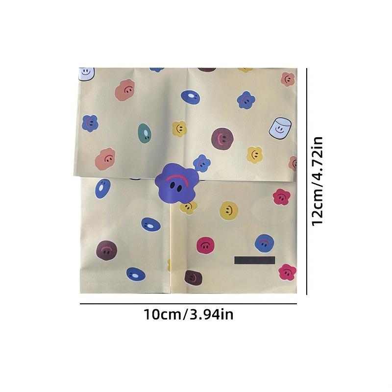 110pcs/1pack Cartoon Multicolor Self-adhesive Glitter Paper Stickers, Handheld DIY Decorative Material Stickers,Sealing Stickers
