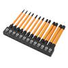13PCS 75mm Star Bits S2 Alloy Steel 14 Inch Hex Shank Screwdriver Bit Set T5 T6 T7 T8 T9 T10 T15