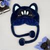 Soft Plush Cats Ear Pullover Hat For Women And Girl Warmth Autumn Winter Cold Weather Activity Warm Headwear