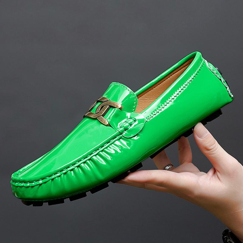 Fashion All-match Leather Men Loafers Classic Men Shoes for Wedding 2024 New Mens Slip on Casual Shoes Lightweight Men's Dress Shoes