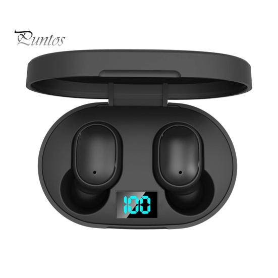 

E6S True Wireless Stereo Mini Portable Bluetooth-совместимые беспроводные перезаряжаемые спортивные наушники-вкладыши 5.1 чёрный