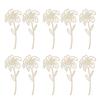 Wooden Wildflower Decors,Wood Flower Cutout for DIY Crafts,Wall Decors Hanging Florals Sculpture Wildflower Stems