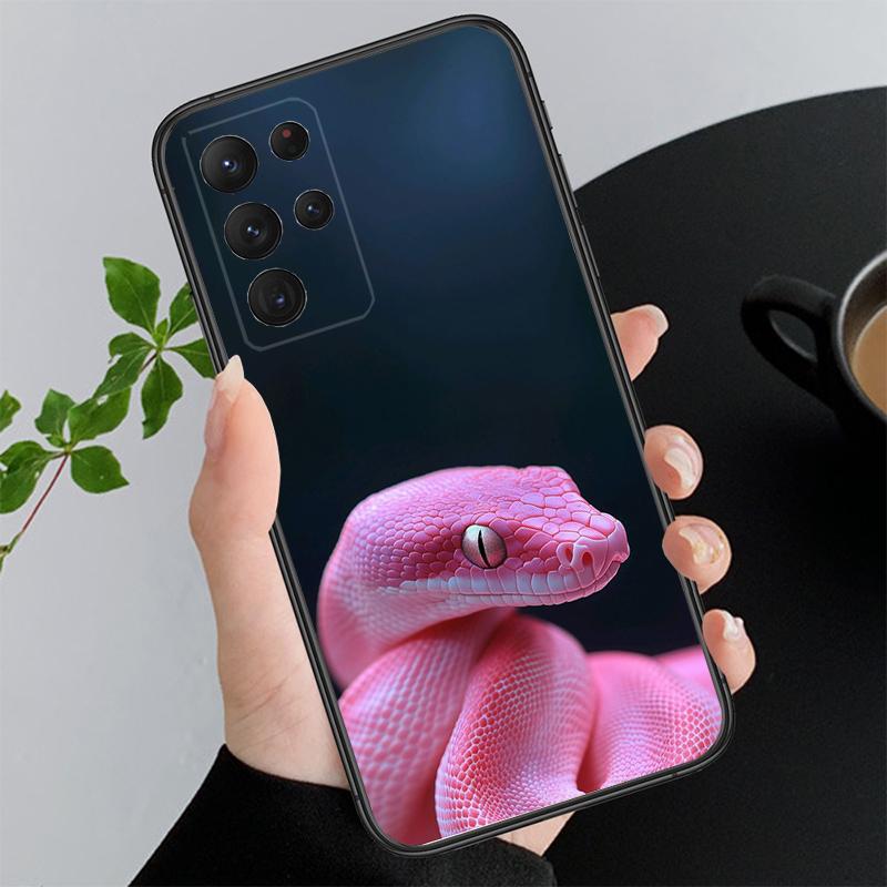Snake Art Funda Phone Case For Samsung Galaxy S25 S24 S23 S22 S21 Ultra S24 S23 S22 S21 S25 Plus S24 S25 FE
