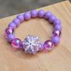 Colorful Sparkle Bead Bracelet for Kids - Princess Jewelry Gift