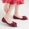 Fashion Women's Pointed Toe Flats Bow Large Size Women Shoes Women Comfort Loafers Shoes Fashion Simple Mary Jane Shoes