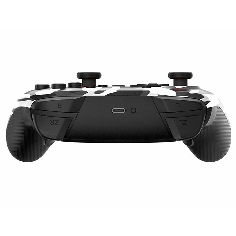 

S07 Six Axis Vibration Bluetooth-compatible Controller for E-Sports TURBO Function Wireless Gamepad Camo Black