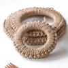 Heat Insulated Jute Woven Pot Pad Round Pan Place-mat Coaster Pot Holders Household
