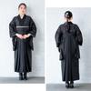 [SOUBIEN] Soubien Hakama 4-Piece Set (Nishaku-sode KimonoHakamaNagajubanObi) Women's Graduation Ceremony Lace L 2 shaku 5 sun (95 cm) Black x Black