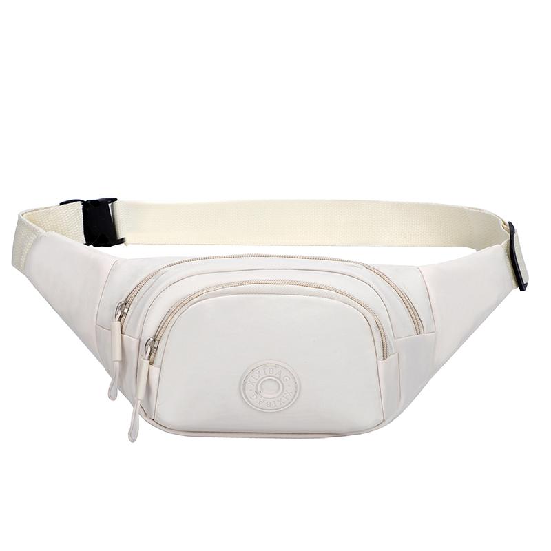 Lightweight Women's Outdoor Chest Bag – Rainproof Nylon Waist Pack for Hiking Running & Sports Use