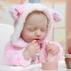 Cloveray Reborn Doll 20 Inch Cute Vinyl Doll with Changeable Clothes Baby Doll Collection Doll Perfect Gift for Christmas, Birthday, New Year