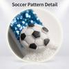 Creative Football Digital Birthday Candles