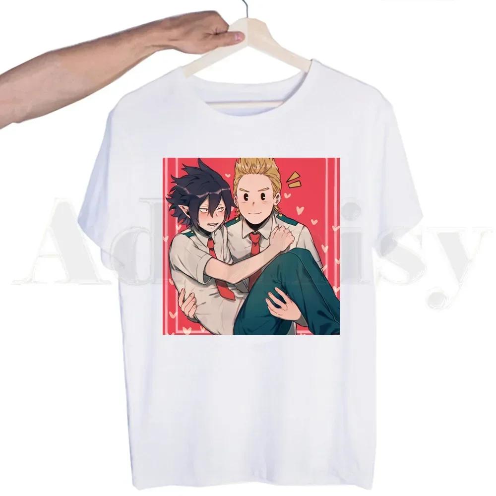 BNHA MHA My Hero Academia Anime Tamaki Amajiki T-shirt for Men Short Sleeve Men Tops T Shirt for Male White T Shirt Women Tees