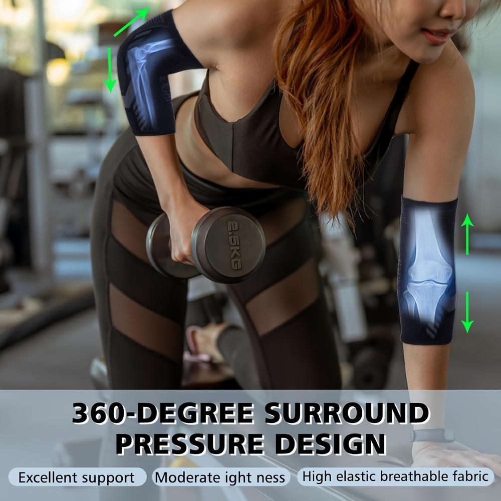 1-Pack Knitted Elastic Elbow Support for Running and Fitness | Breathable