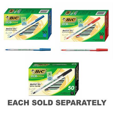 Bic Ecolutions Round Stic Kugelschreiber 1,0 mm 50er-Pack