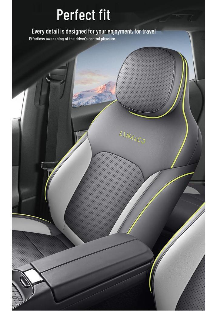 Lynk & Co 08 Five-Seater Leather Car Seat Cushion - All-Season Style