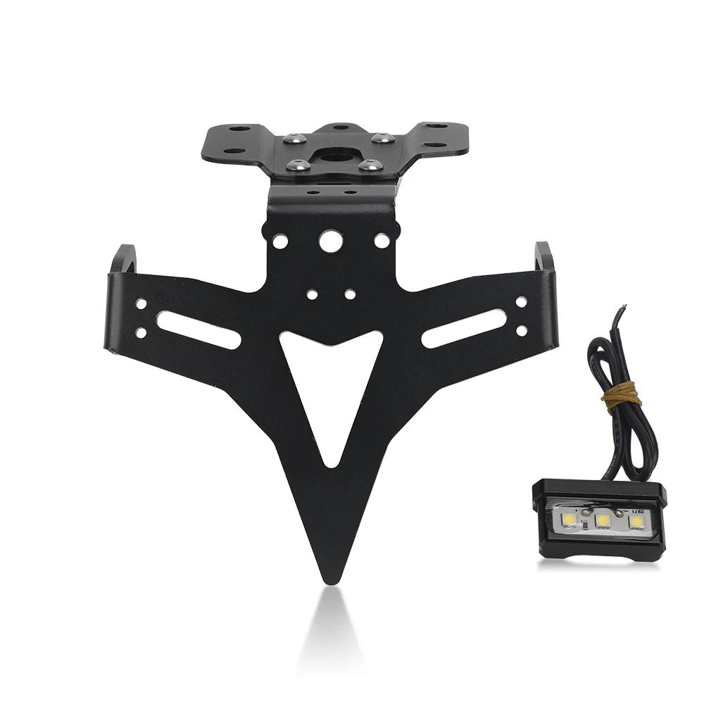 Schwarzer Motorrad-Kennzeichenhalter Motorrad-Fender-Eliminator Kennzeichenhalterung Für Yamaha MT-07 MT 07 FZ-07 MT07 2013-2025