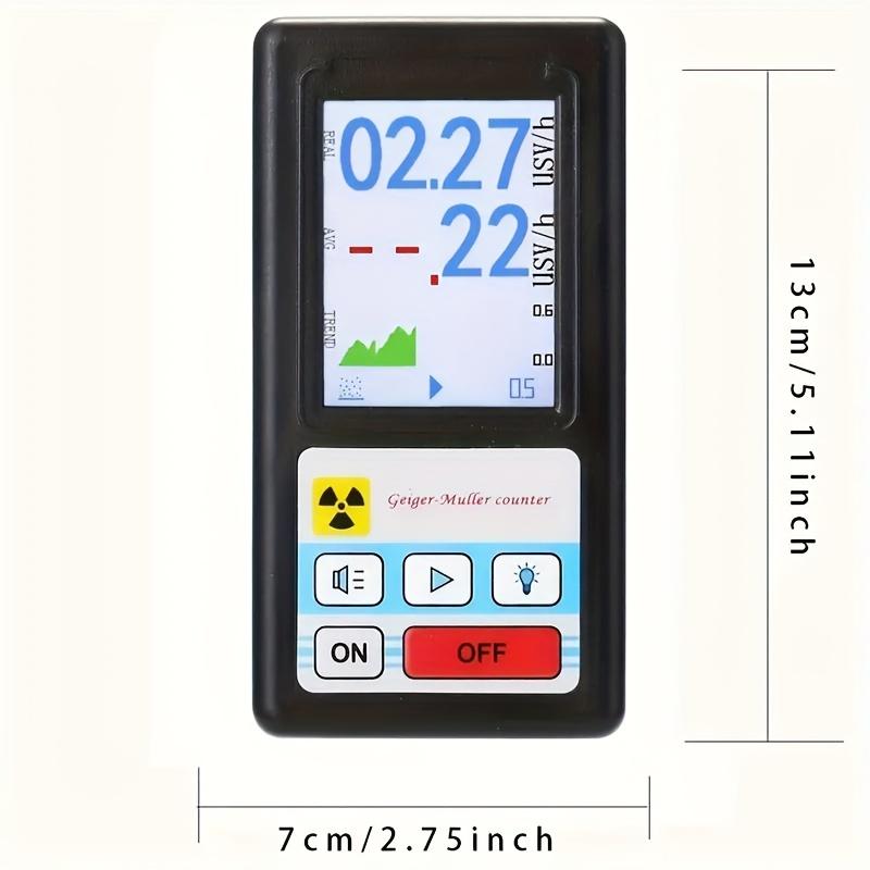 BR-6 Handheld Geiger Counter Nuclear Radiation Detector Personals Radiation Dosimeter Marble Detectors Beta Gamma X-ray Tester