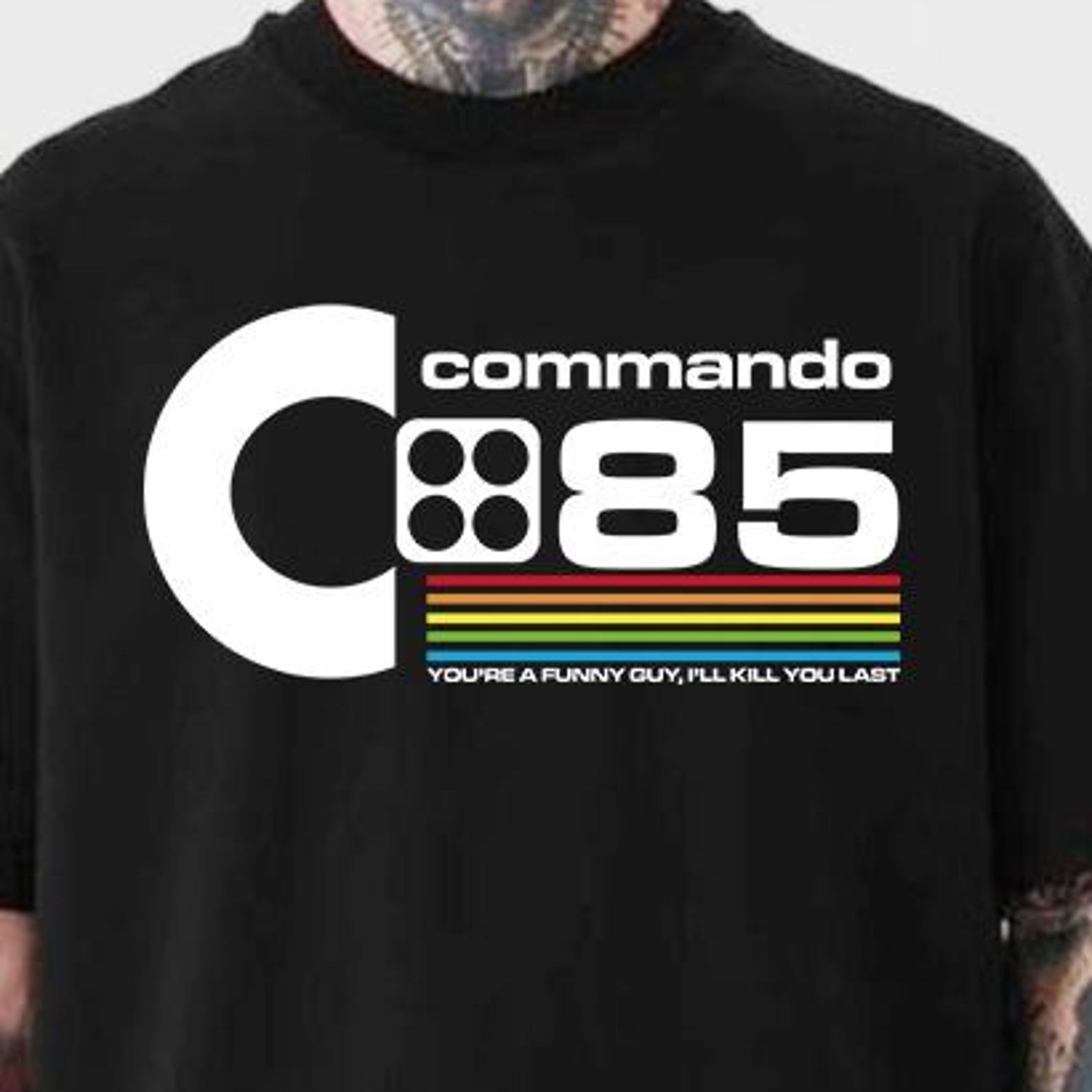 Commando, Commadore 64 Unisex t-shirt 3XL