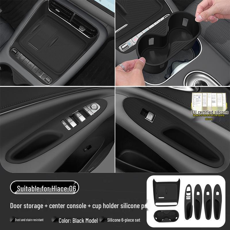BYD Sea Lion Wireless Charging Silicone Pad & EV Cup Holder Cover for 25 Models