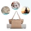 Yoga-/Pilatesmattentasche, multifunktional, große Kapazität, Canvas-Handtasche, tragbare Outdoor-Trainingsgeräte, Yoga-Pad