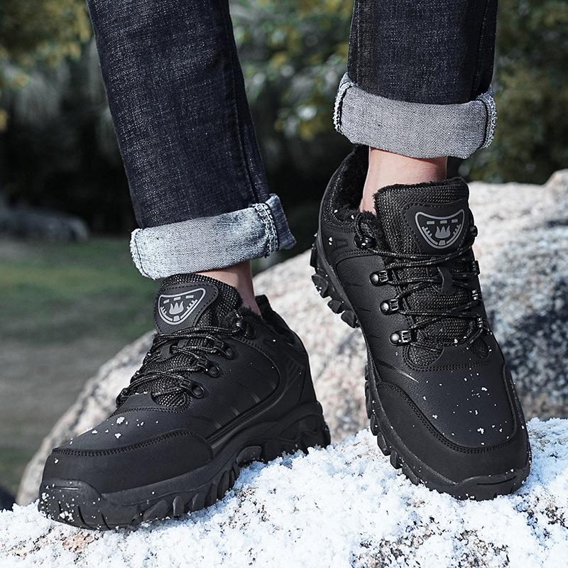 Outdoor men's hiking low-top hiking shoes travel trend non-slip shock-absorbing rebound running shoes