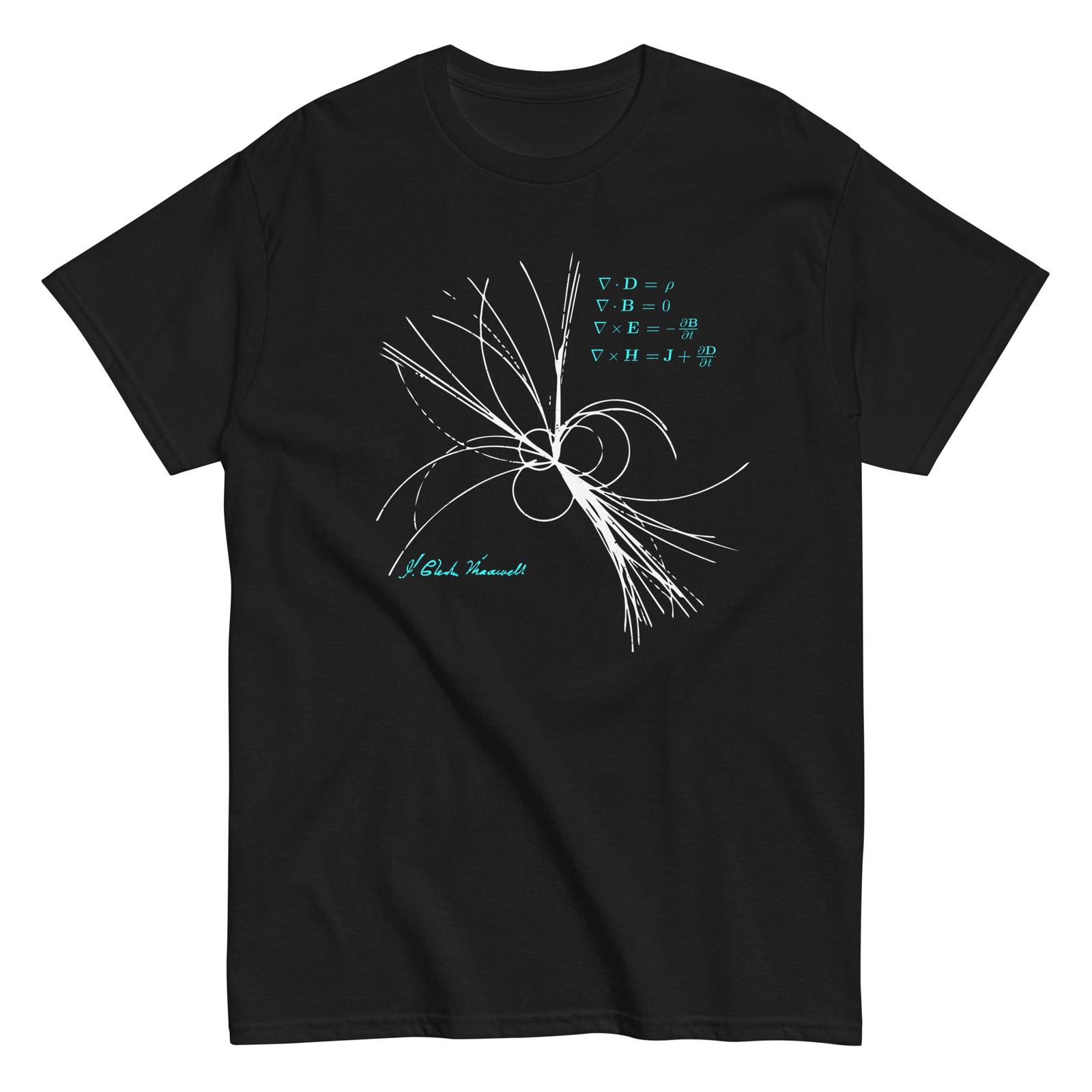 Maxwell Equations T-Shirt Physicist Light & Electrical Science Phsics Design S разноцветный