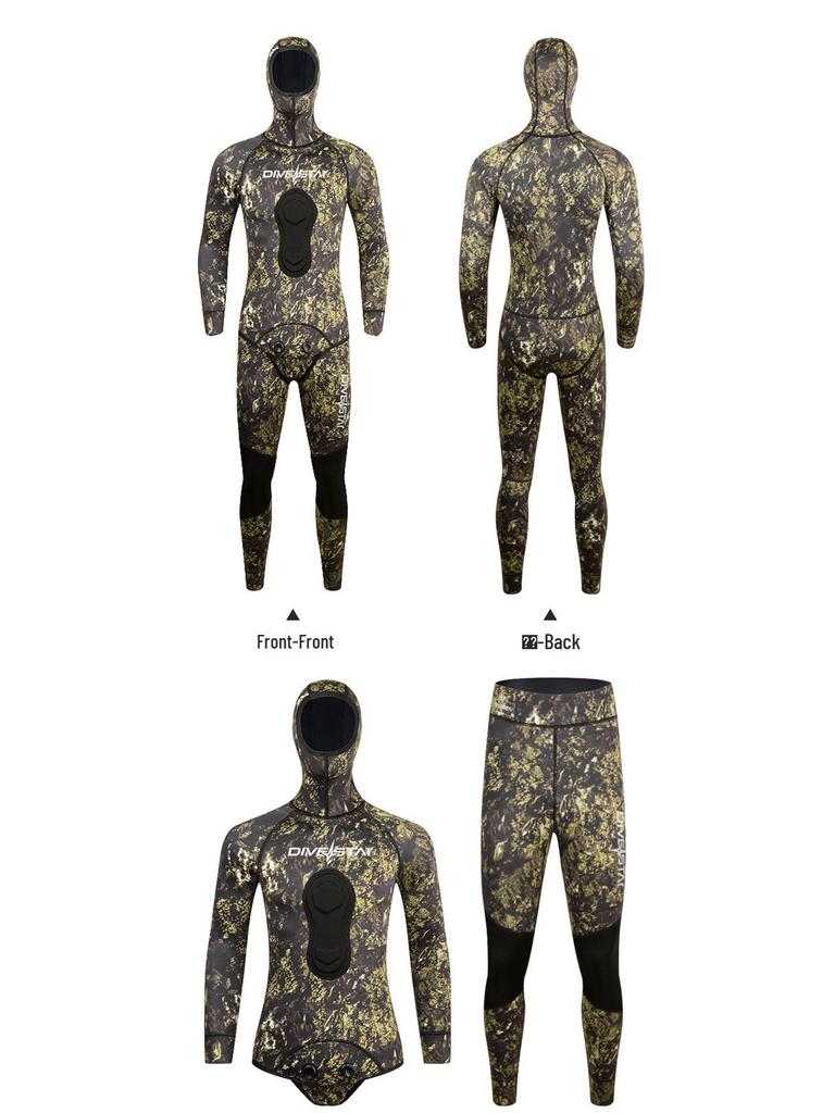 Qianxing 1.5mm Professional Wetsuit for Women & Men – Surfing, Snorkeling, Fishing, and Hunting Gear Set