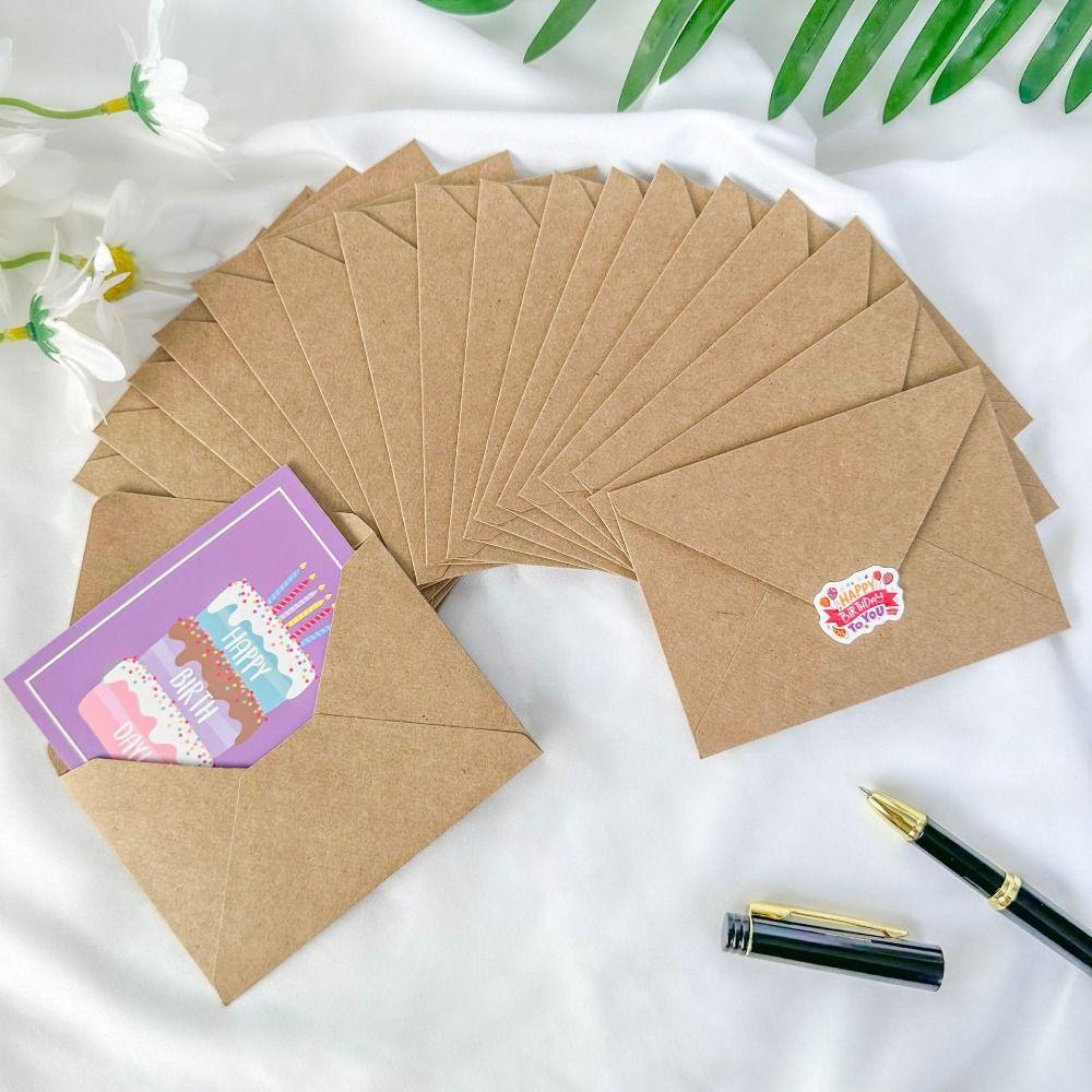20pcs Combination Set Happy Birthday Card Blessing Message Cards  Party Accessories
