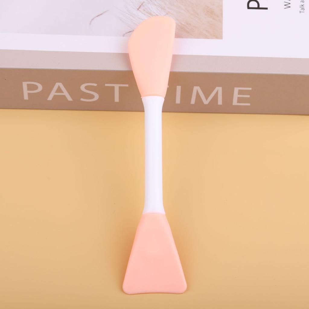 Doppelköpfige PRT-Material Maskenpinsel Gesichtsreinigungsmassagebürste Schlammmasken-Applikator Gesichtsschönheitswerkzeug Tragbarer Pinsel