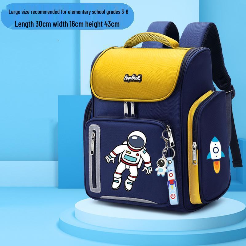 

Легкі шкільні ранці для 1-6 класів, які захищають хребет, для хлопчиків і дівчаток Astronaut Pendant + Pencil Set