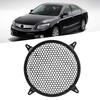 KIMISS Car Audio Speaker Cover - Plastic Mesh Cover Subwoofer Speaker Modification Protect Guard Decorative Circle Cover (Black) (10in)