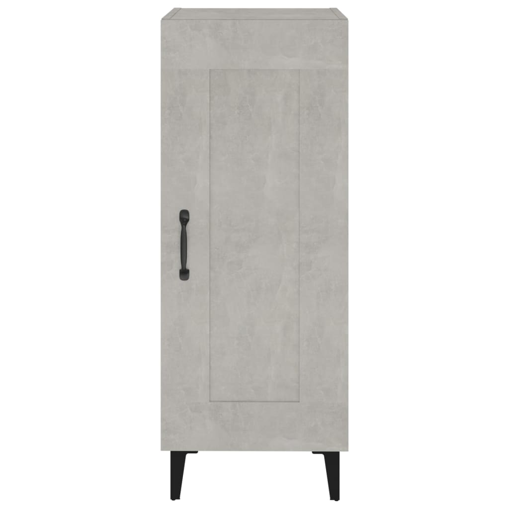 vidaXL Sideboard Betongrau 34,5x34x90 Cm Holzwerkstoff