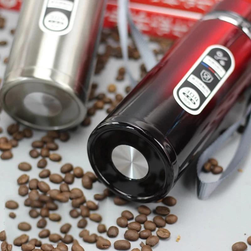 Tazza termica aziendale ad alta capacità, in acciaio inossidabile, isolata, bottiglia d'acqua portatile, thermos per ufficio, tazze da tè