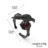 Game Love And Deepspace Sylus Brooch Cosplay Ruby Necklace Black Crow Badge Pendant Corsage Pin Jewelry Backpack Badge Accessory
