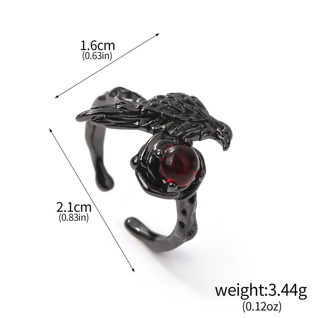 Game Love And Deepspace Sylus Brooch Cosplay Ruby Necklace Black Crow Badge Pendant Corsage Pin Jewelry Backpack Badge Accessory
