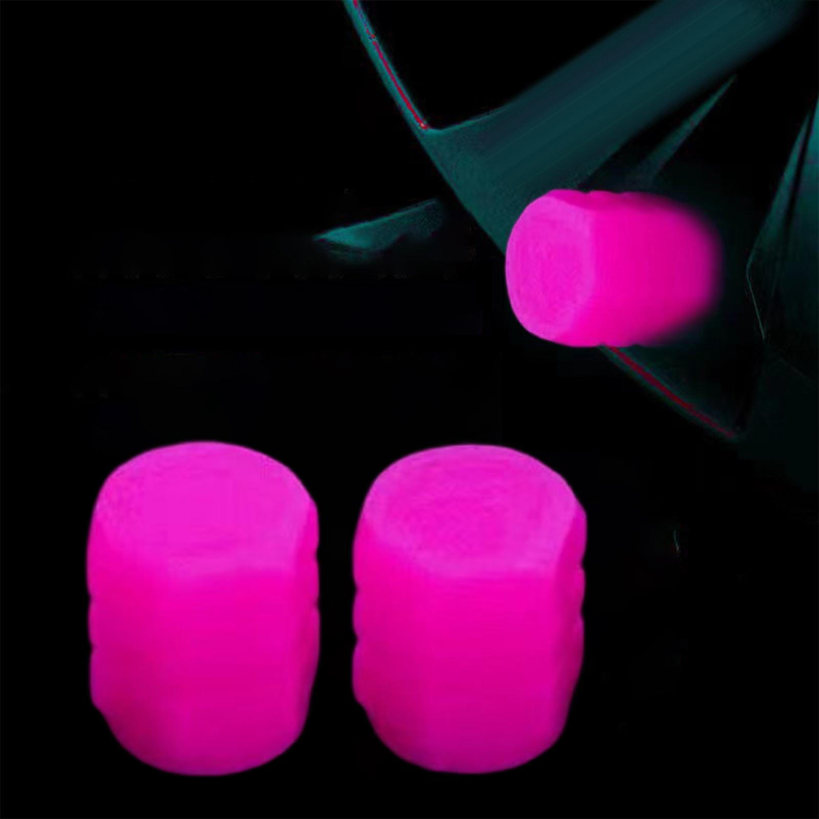 

20 шт. светящиеся колпаки на выносы колес для мотоциклов и транспортных средств Pink 2PCS