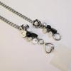 Mobile Phone Lanyard Short Metal Women's Portable Chain Bag Decorative Chain Button Jewelry Phone Universal Anti Loss Lanyard