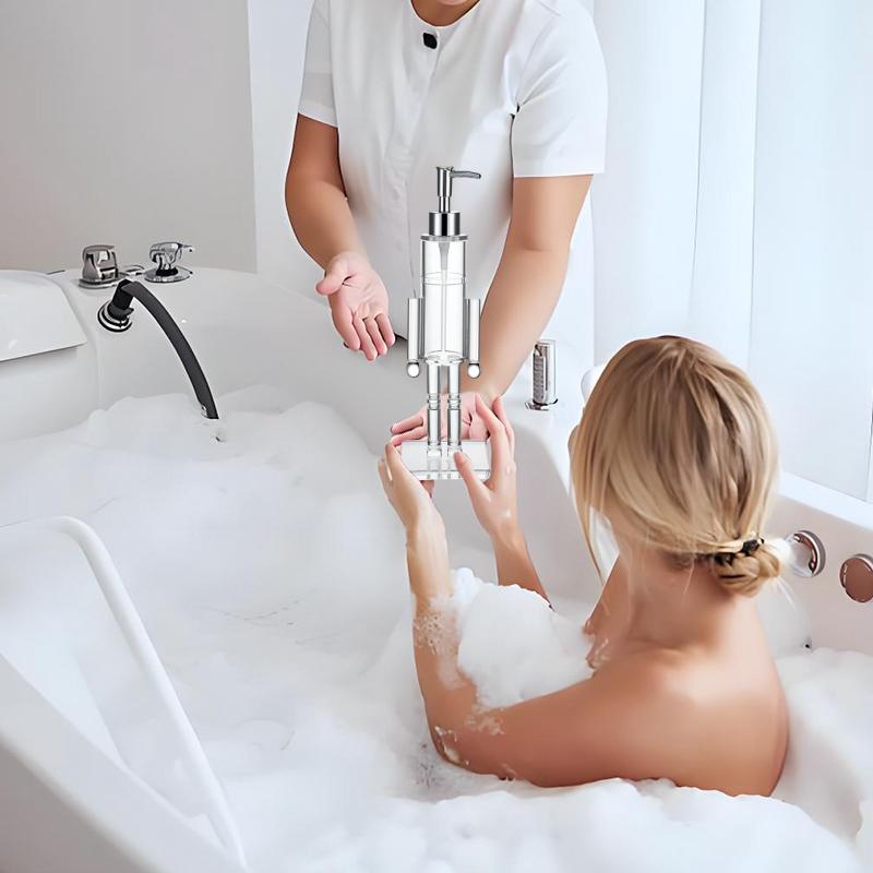 Nutcracker Soap Dispenser, Clear Acrylic Nutcracker Soap Dispenser, Decorative Soapdispenser,Christmas Hand Soaps Bottle