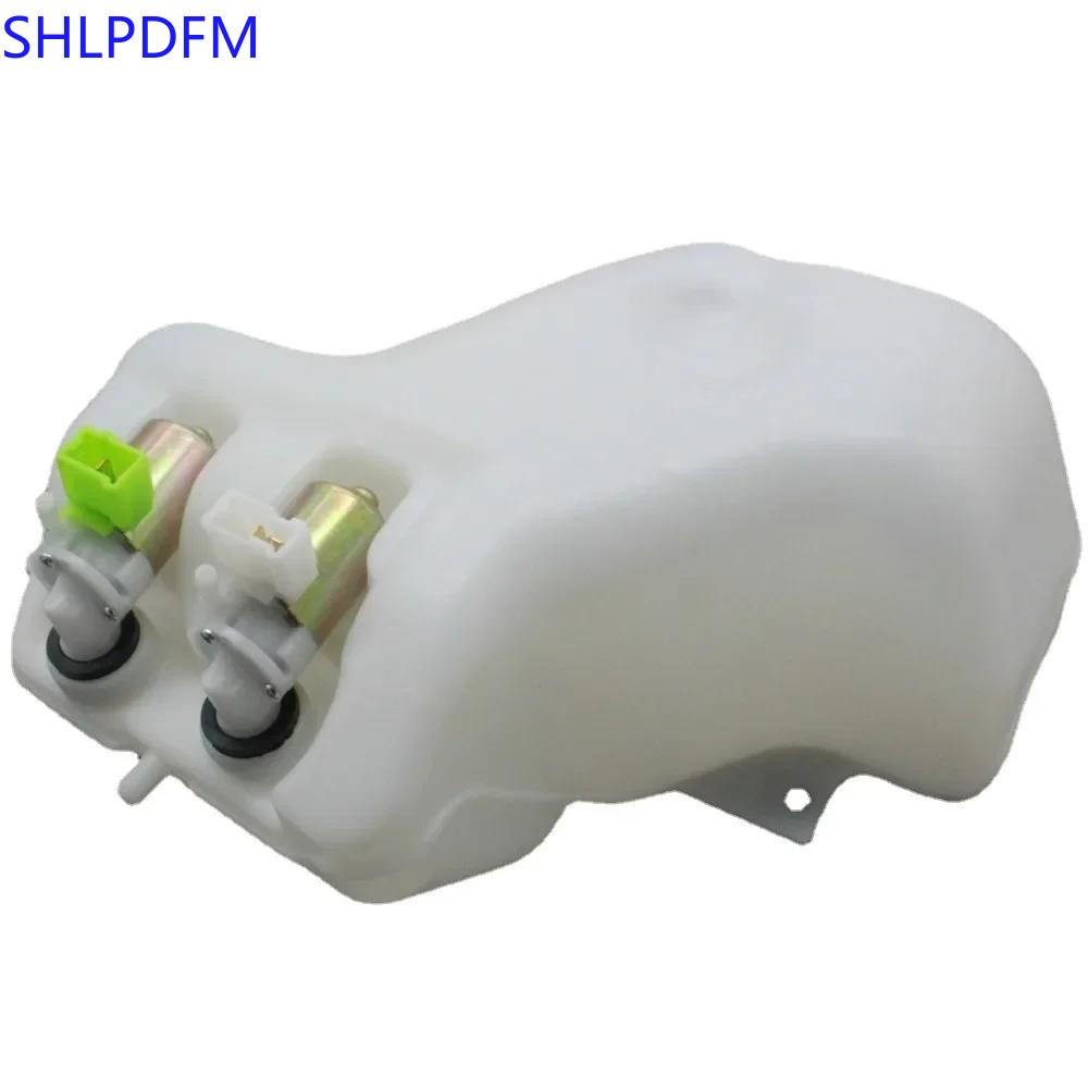 SHLPDFM Car Windshield Washer Pump Washer Bottle Kit Washer System with Pump Jet Button Switch for Nissan