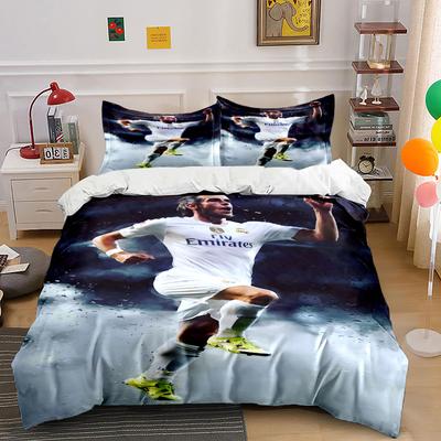Football Player Action Scene. Bedding Sets Duvet Cover Sets Duvet Covers Pillowcases(1* Duvet Cover 2* Pillowcases Without Duvet Insert)