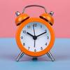 Retro Loud Alarm Clock Double Bell Mechanical Key Wound Silent Pointer Alarm Clock Night Light Clocks Home Decor  wall clock